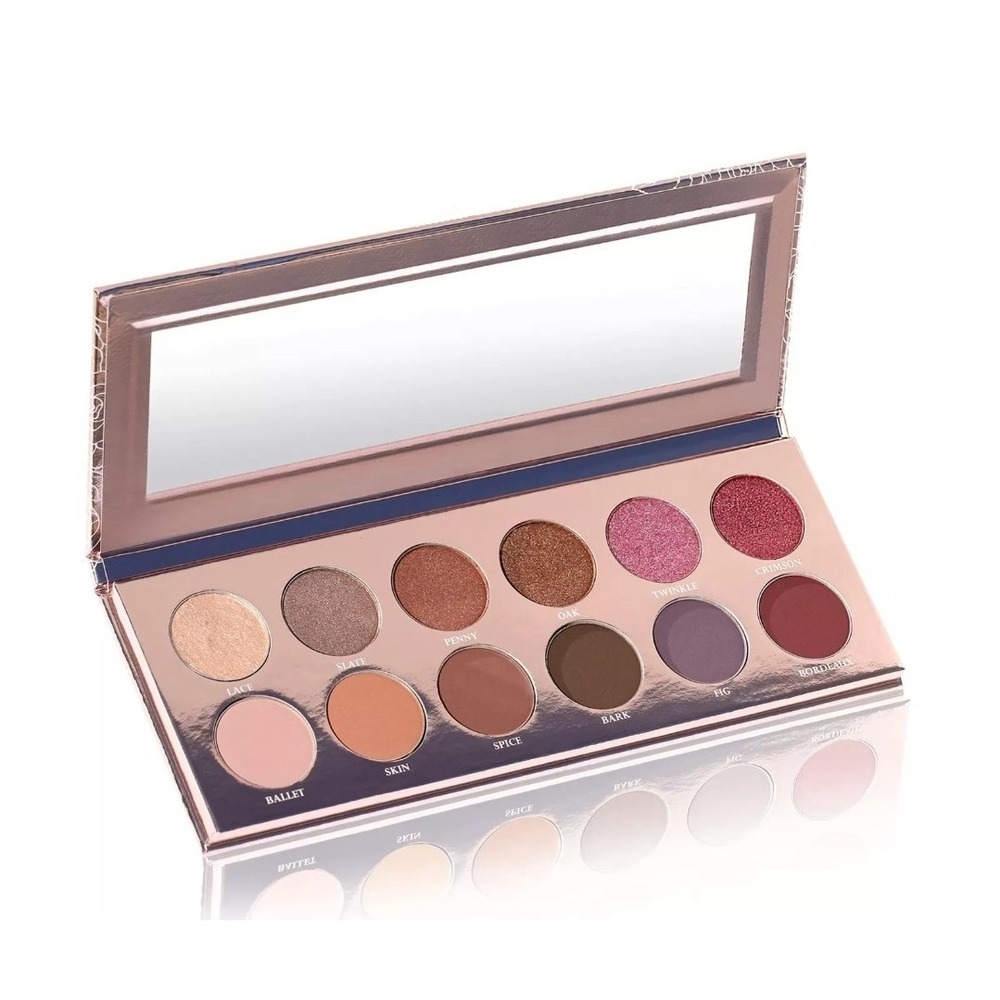 Girlactik The Essential Palette,12 Color Eye Palette, Matte & Metallic Shades